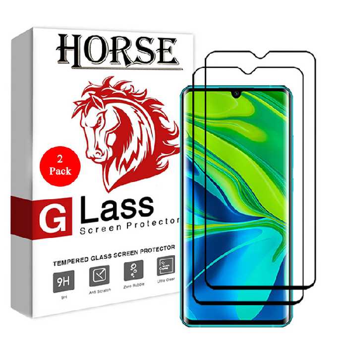 محافظ صفحه نمایش 5D هورس مدل FAG مناسب برای گوشی موبایل شیائومی Mi CC9 Pro بسته دو عددی | کالا برتری