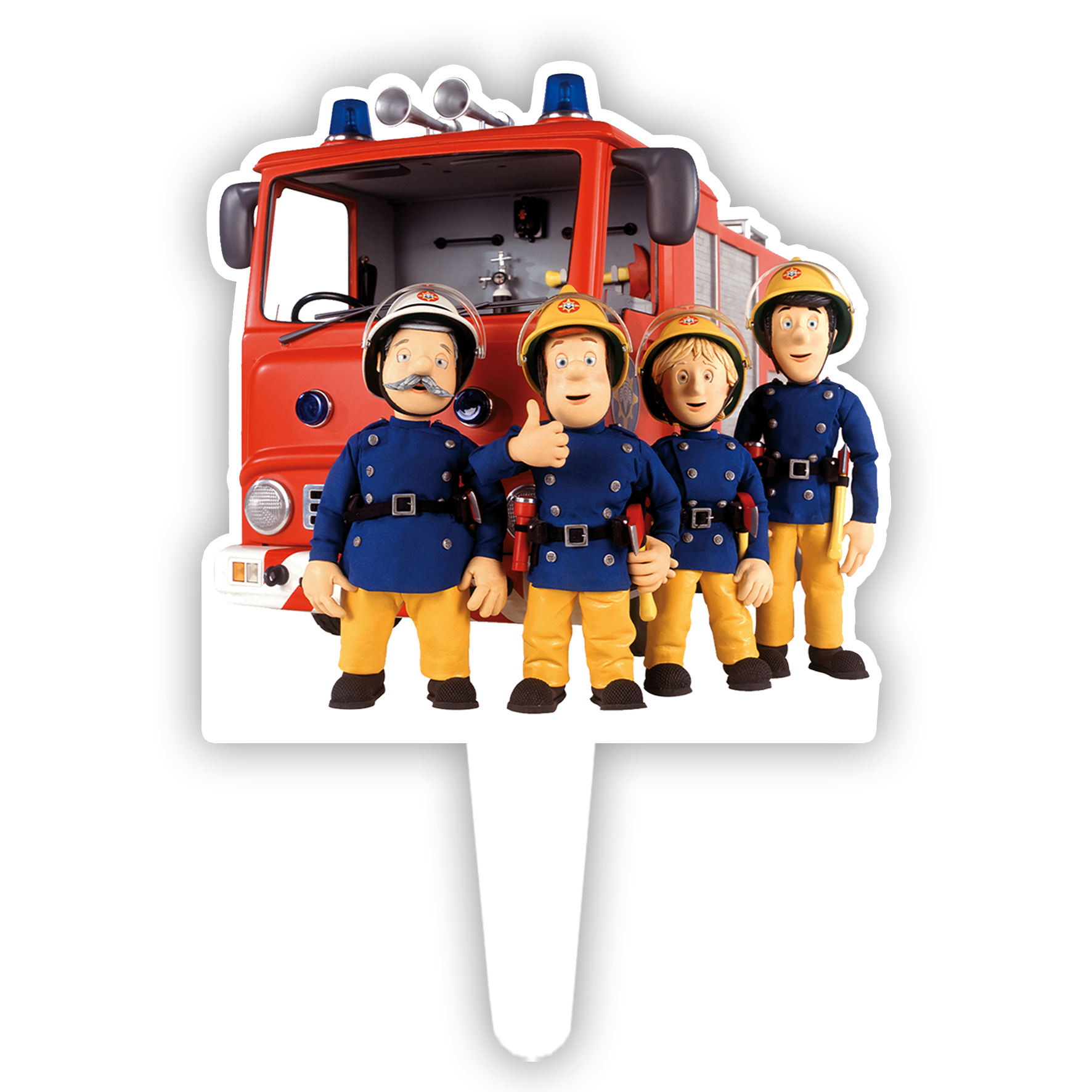 تاپر کیک طرح سام آتش نشان کد R156