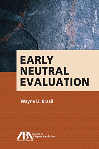 خرید و دانلود نسخه کامل کتاب Early Neutral Evaluation - Pdf