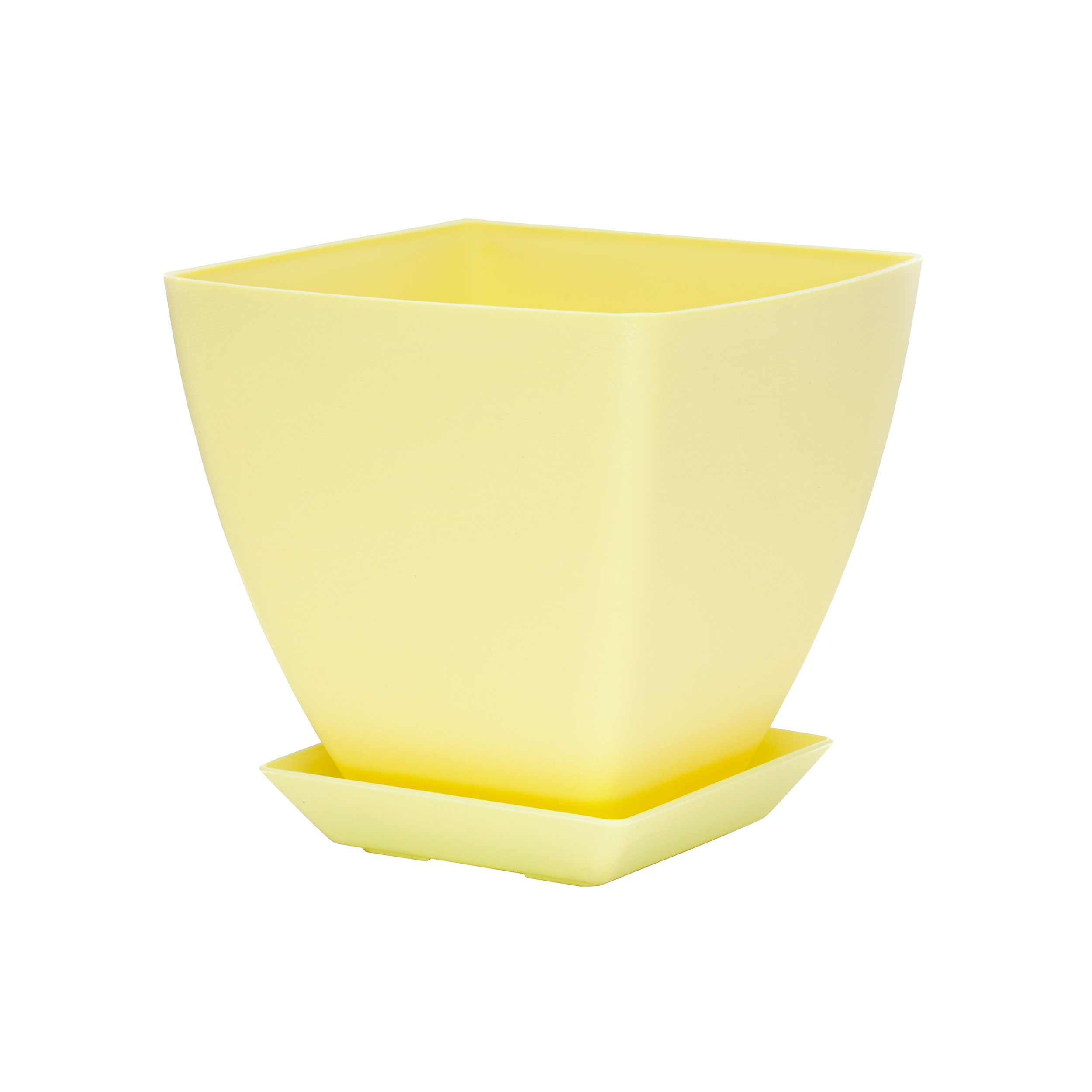 گلدان گل آذین مدل پلاستیکی مربع کد 06