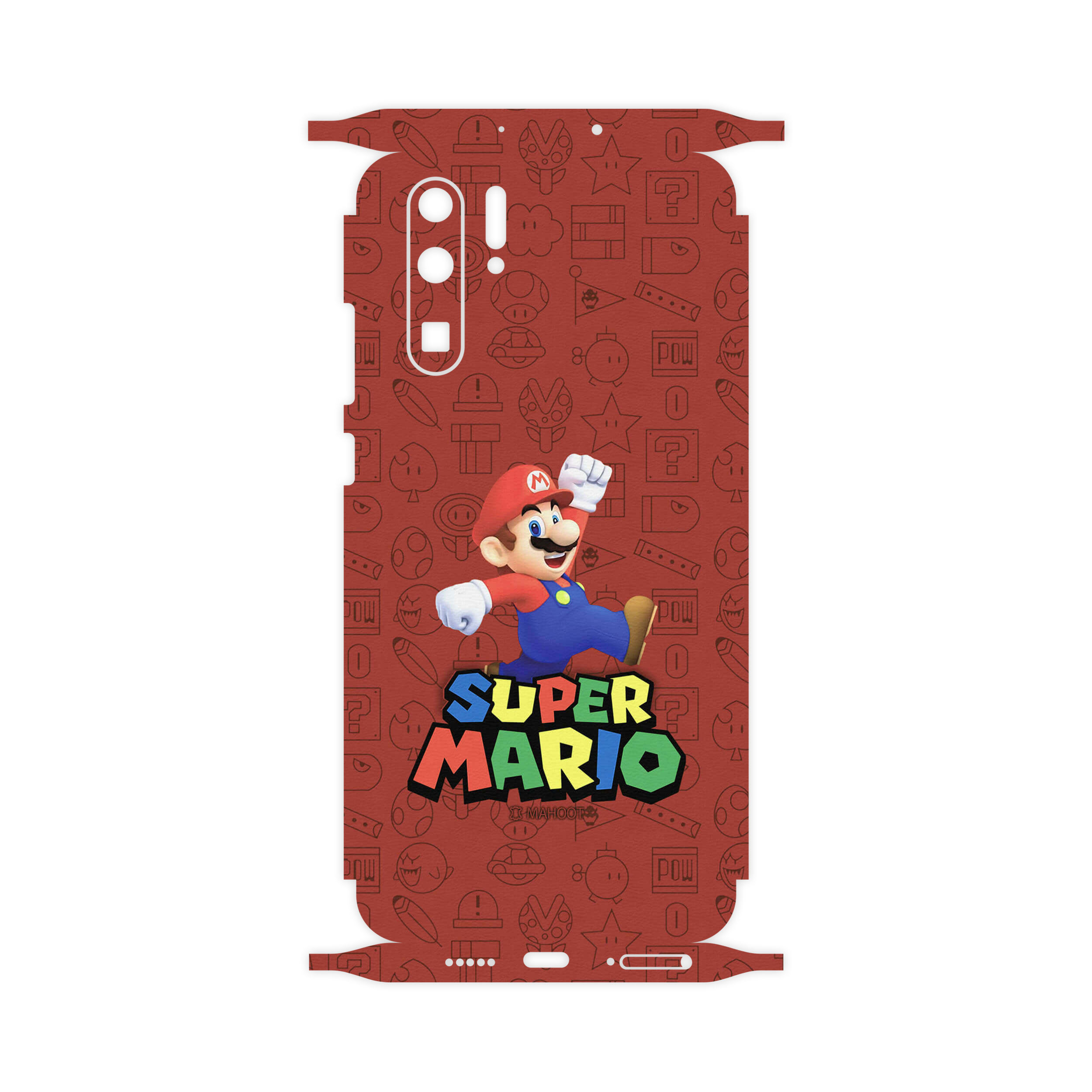 برچسب پوششی ماهوت مدل Super-Mario-Game-FullSkin مناسب برای گوشی موبایل هوآوی P30 Pro