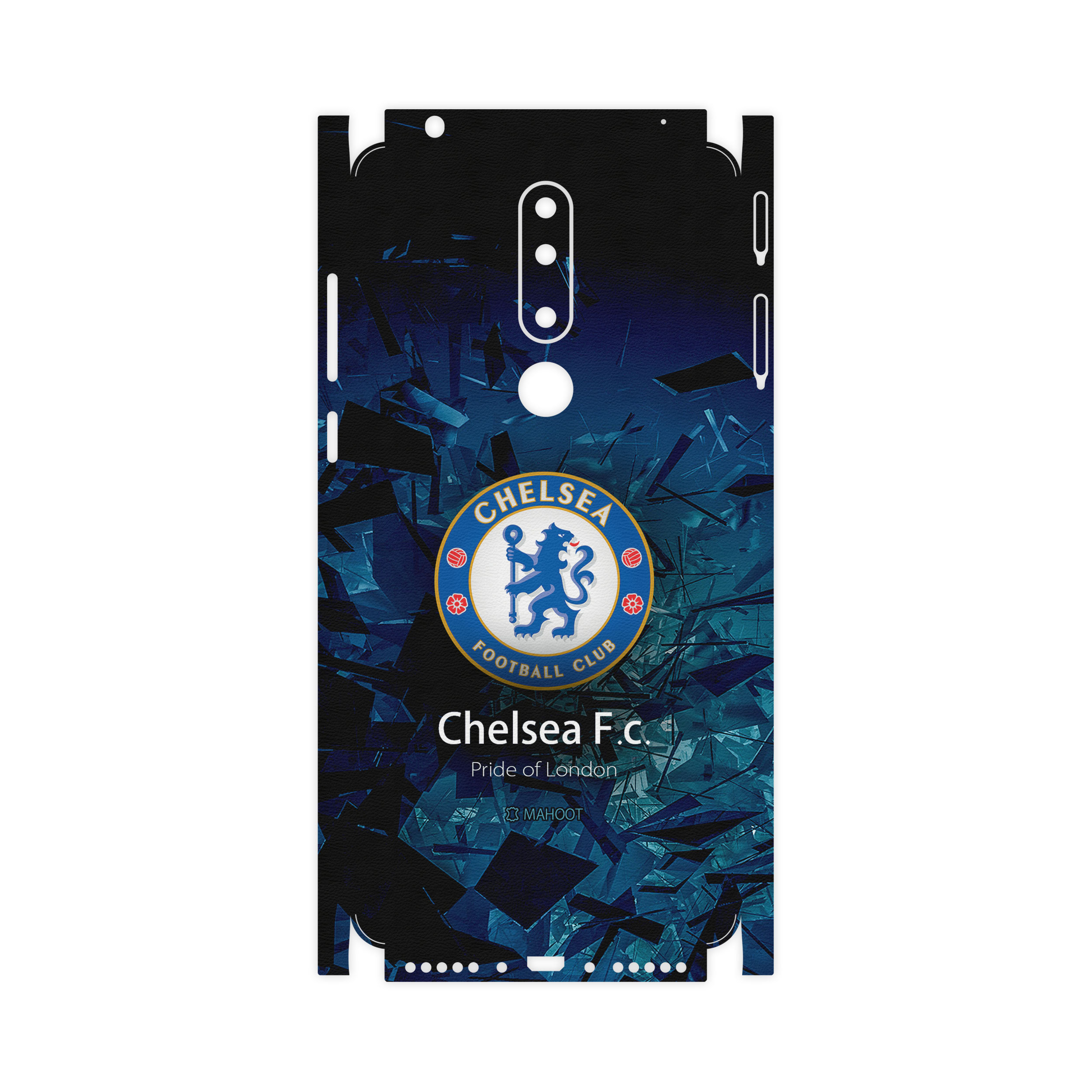 برچسب پوششی ماهوت مدل Chelsea-FC-FullSkin مناسب برای گوشی موبایل نوکیا 3.1 Plus