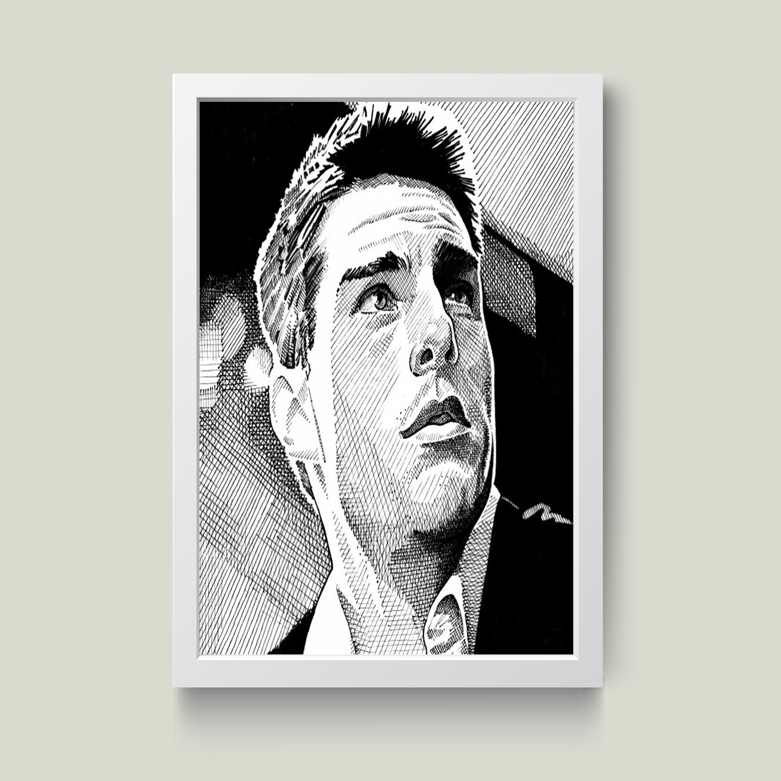 تابلو مدل مینیمال تام کروز Tom CruiseکدS2625-w