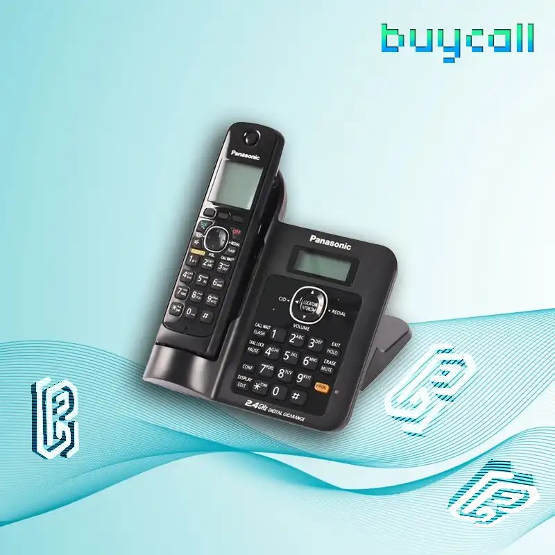 گوشی تلفن بی سیم پاناسونیک مدل KX-TG3811BX گارانتی 12 ماهه پویان