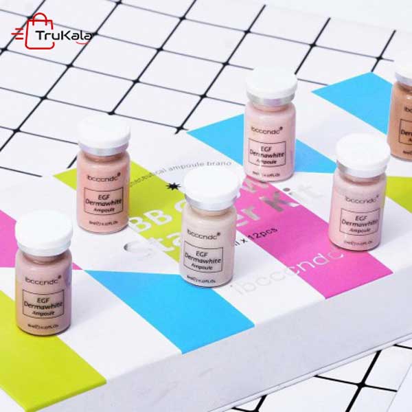 کوکتل کرم پودر ایبسندس دائم بی بی گلو 12 عددی کره اورجینال ibcccndc