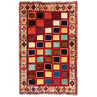 گبه دستباف قدیمی ذرع و نیم سی پرشیا کد 179151