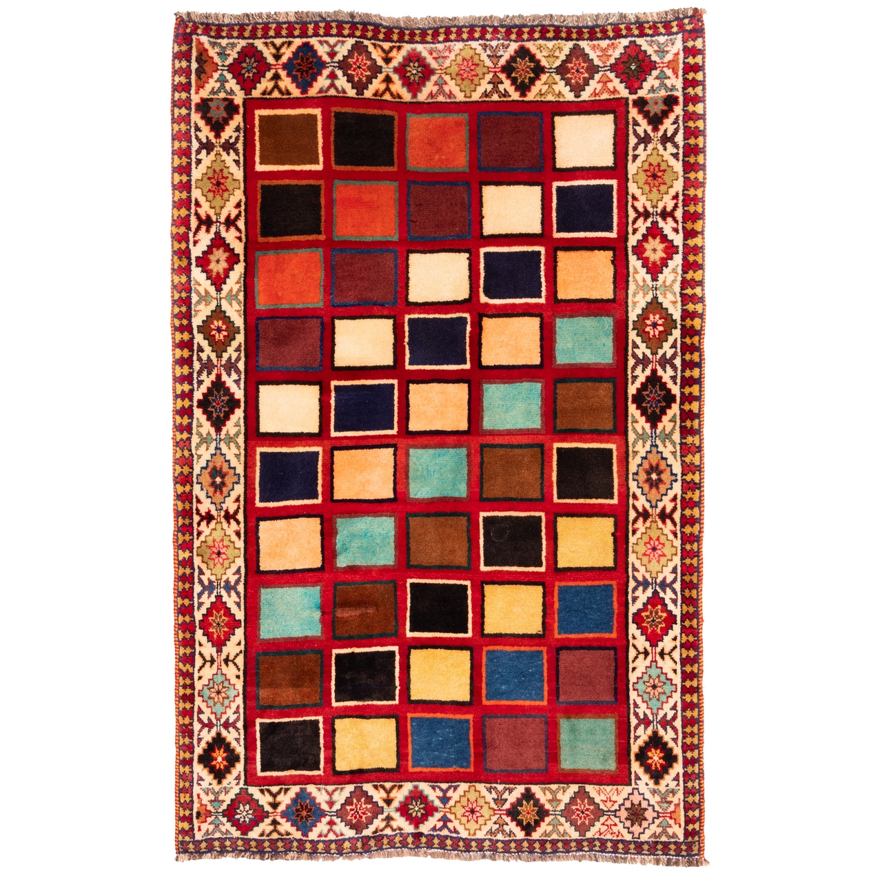 گبه دستباف قدیمی ذرع و نیم سی پرشیا کد 179151