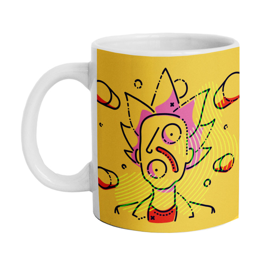 ماگ دارلی طرح ریک و مورتی مدل M1339