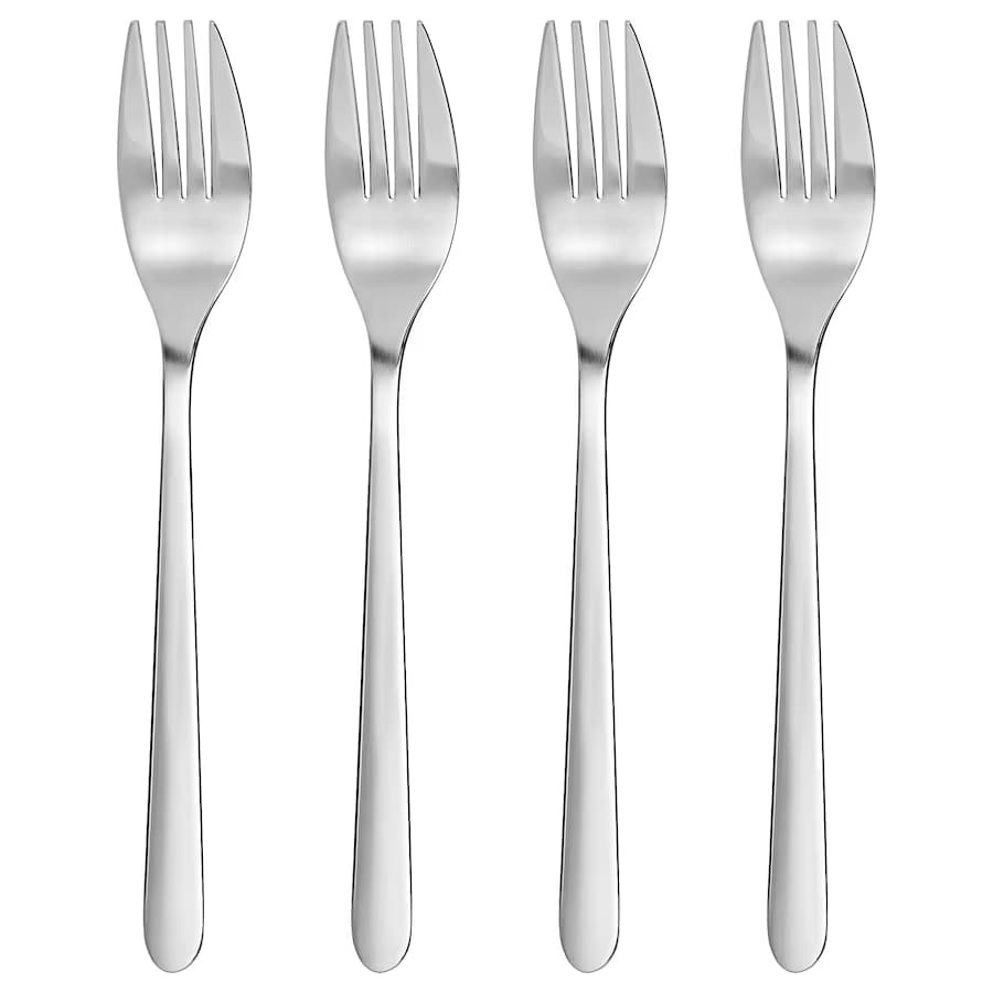 چنگال غذاخوری ایکیا مدل 482 مجموعه 4 عددی