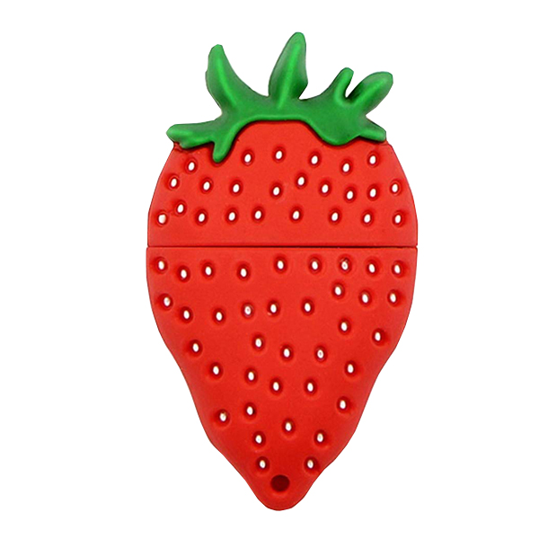 فلش مموری طرح توت فرنگی مدل Ul-Pv-Strabe01 ظرفیت8گیگابایت