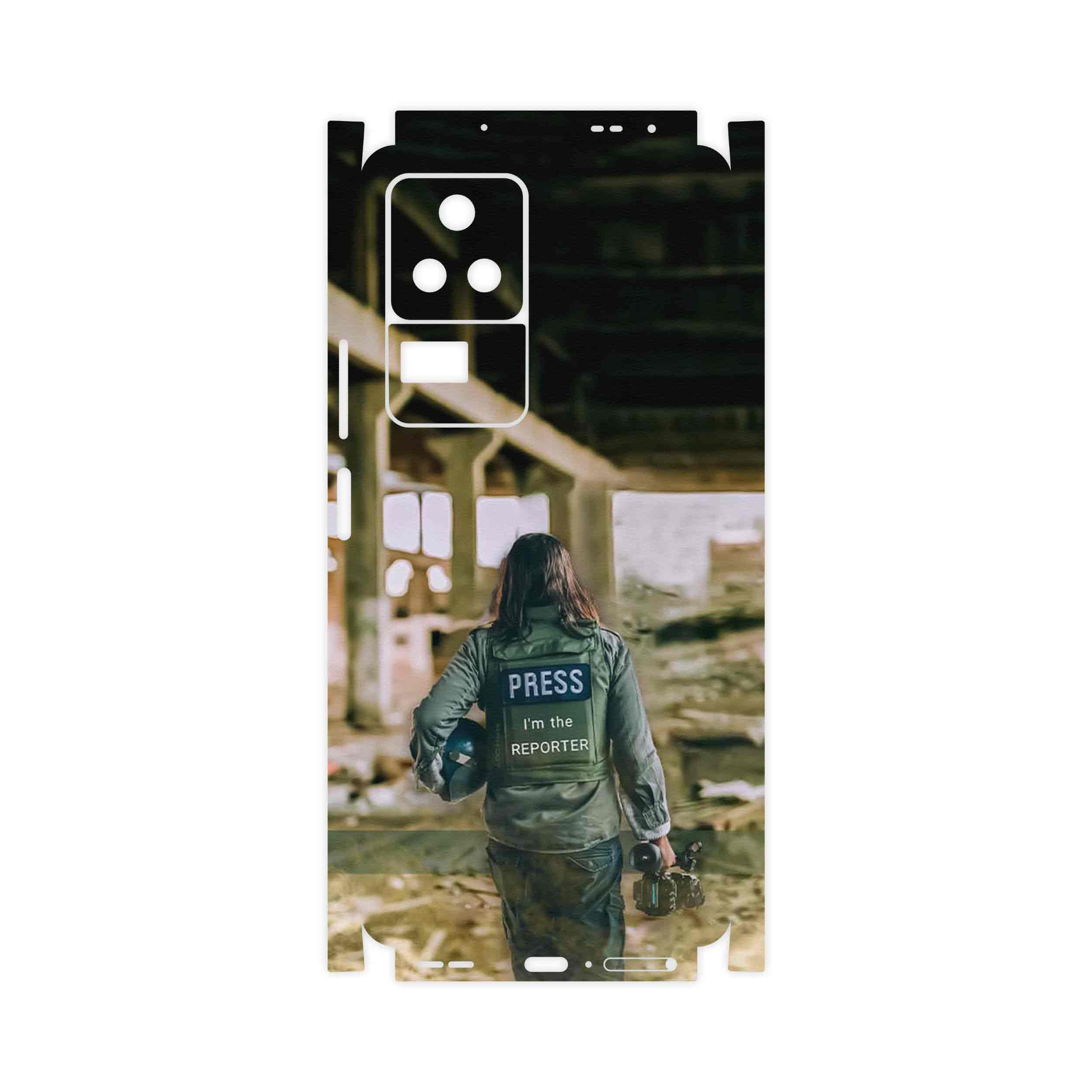 برچسب پوششی ماهوت مدل Reporter-FullSkin مناسب برای گوشی موبایل شیائومی Poco F4 5G