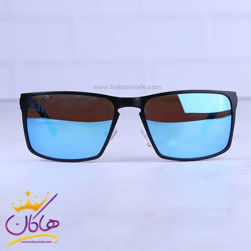 عینک آفتابی مردانه پلیس آلومینیوم عدسی جیوه ای آبی 8670/2
