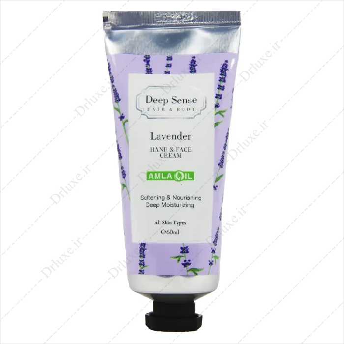 کرم مرطوب کننده دیپ سنس انواع پوست عصاره لوندر 60 میلی لیتر