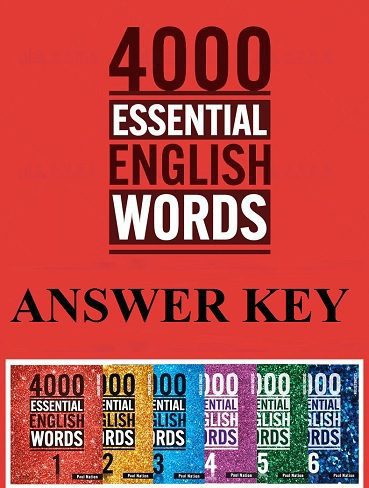answer key of 4000 essential words