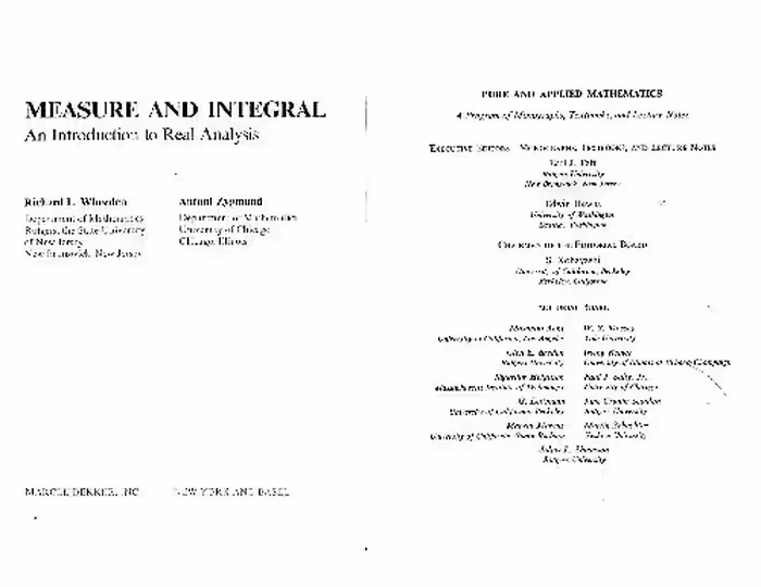 خرید و دانلود نسخه کامل کتاب Measure And Integral An Introduction to Real analysis