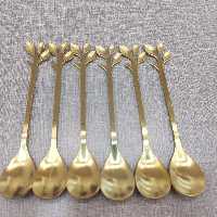 قاشق شربت خوری طلایی