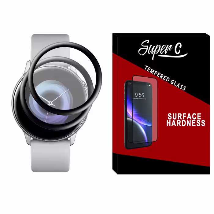 محافظ صفحه نمایش نانو سوپرسی مدل SRC مناسب برای ساعت هوشمند سامسونگ Galaxy Watch Active 2 40mm بسته دو عددی
