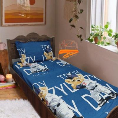 روتختی نیم ست 1نفره 2تیکه طرح تدی ورزشکار