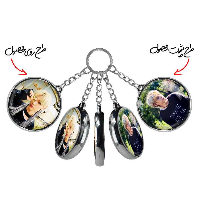 جاکلیدی خندالو طرح فلیکس گروه استری کیدز Stary Kids مدل دوطرفه کد 1694616948