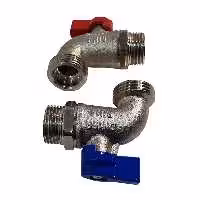 شیر ماشین لباسشویی آذر مدل L-119 بسته 2 عددی