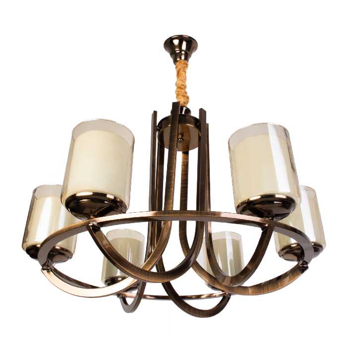 لوستر 6 شاخه مدل قوسی کد 2257