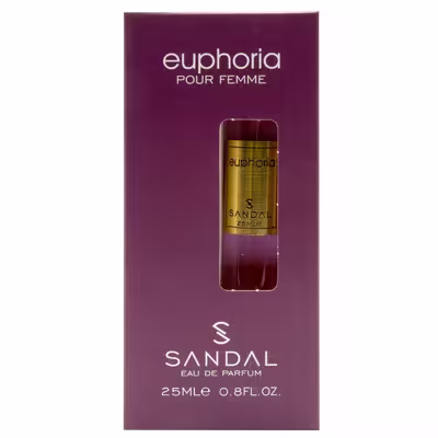 عطر جیبی زنانه صندل مدل euphorio حجم 25 میلی لیتر