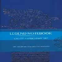 دفتر یادداشت خط دار LEGEND (آبی)
