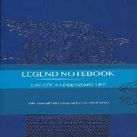 دفتر یادداشت خط دار LEGEND (آبی)
