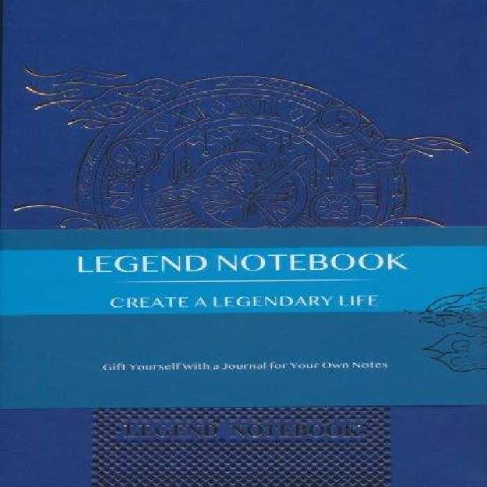 دفتر یادداشت خط دار LEGEND (آبی)