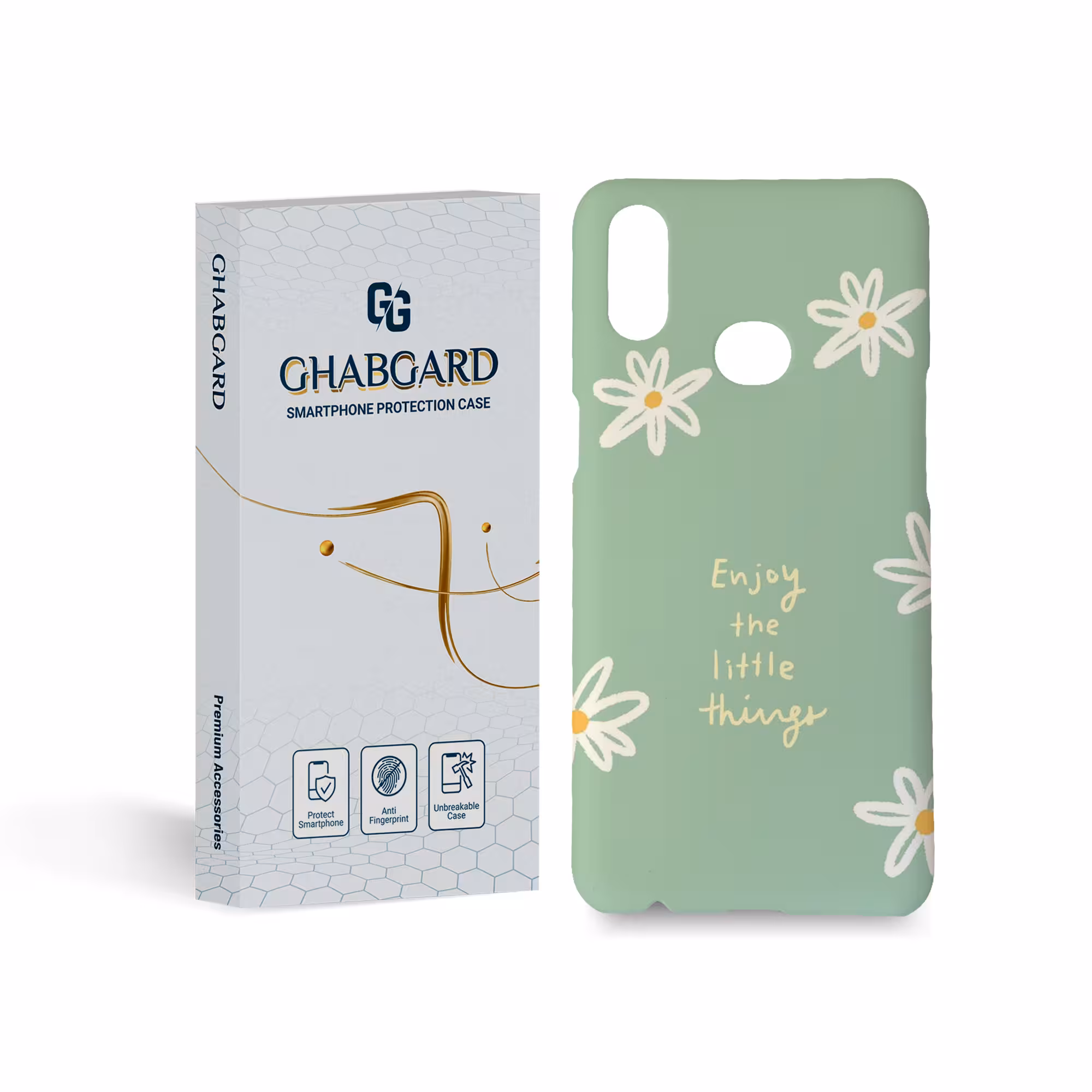 کاور قاب گارد مدل گل مناسب برای گوشی موبایل سامسونگ Galaxy A10s