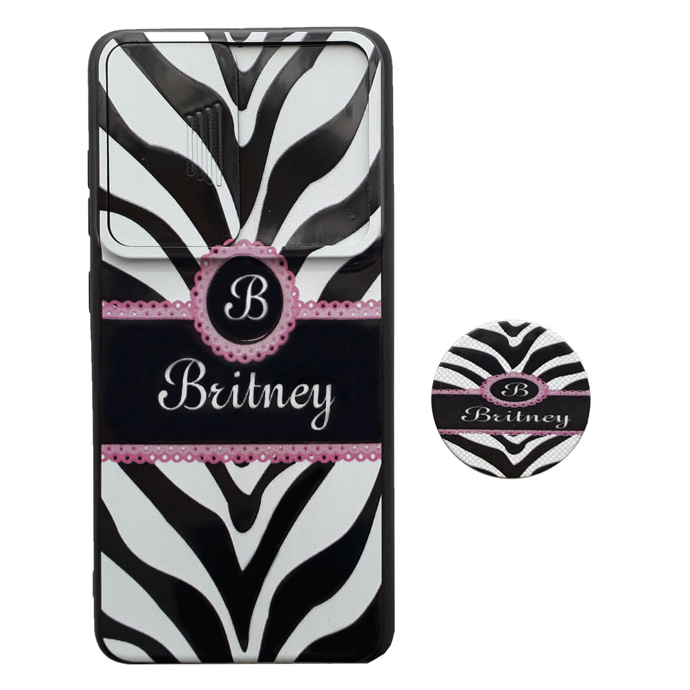 کاور طرح BS کد A6410 مناسب برای گوشی موبایل سامسونگ Galaxy A72 4G / A72 5G به همراه پایه نگهدارنده