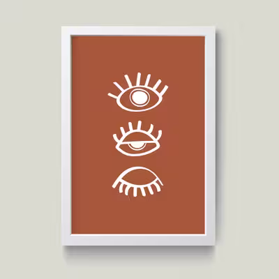 تابلو مدل Minamall EYE کد m1431-w