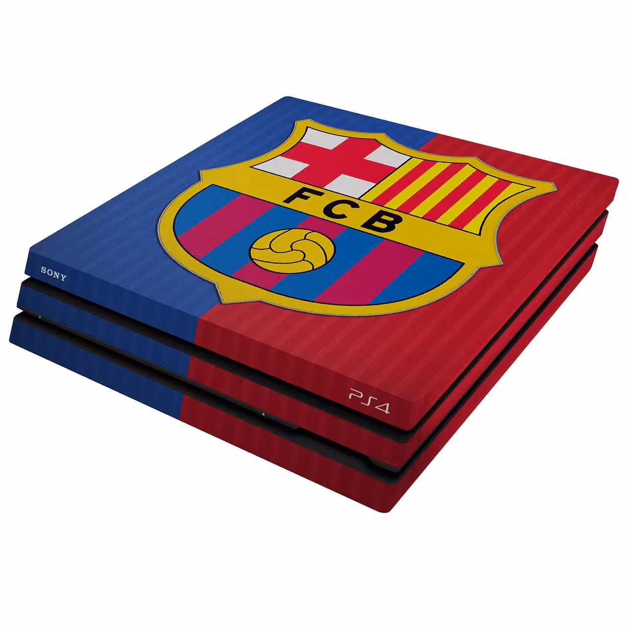 برچسب افقی پلی استیشن 4 پرو ونسونی طرح FC Barcelona 2016
