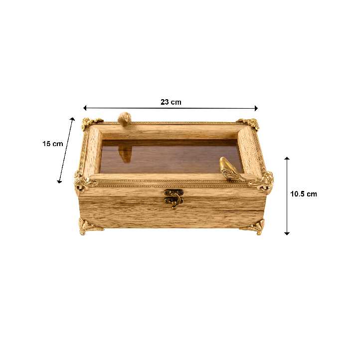 جعبه پذیرایی گلدکیش طرح گلدن برد مدل GK829662