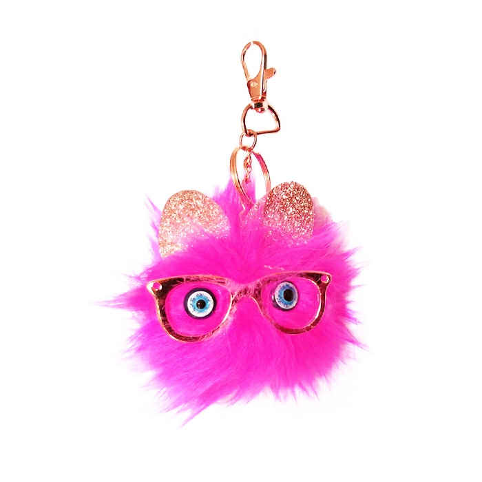 آویز عروسکی طرح گربه پشمالو مدل 2360