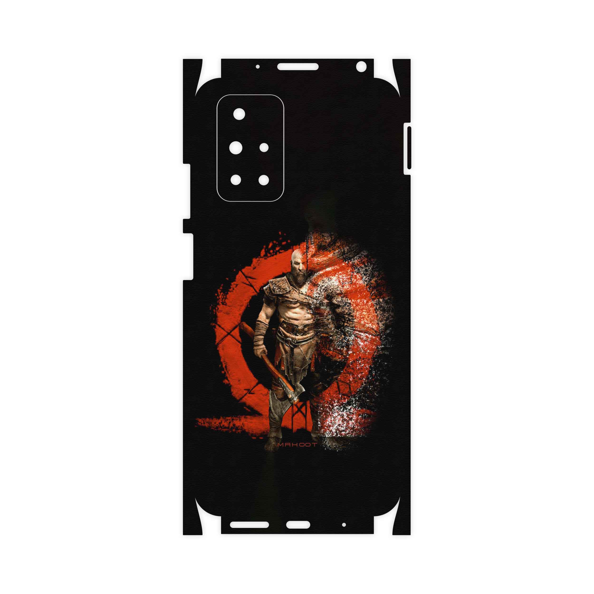 برچسب پوششی ماهوت مدل God-Of-War-Game-FullSkin مناسب برای گوشی موبایل شیائومی Redmi 10 Prime