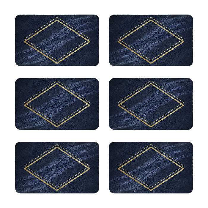 زیربشقابی طرح جین کد 8397 مجموعه 6 عددی