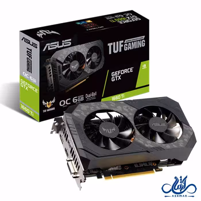 کارت گرافیک ایسوس TUF-GTX1660TI-O6G-GAMING
