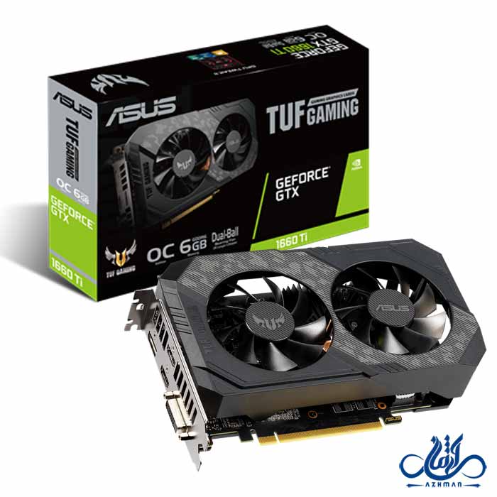 کارت گرافیک ایسوس TUF-GTX1660TI-O6G-GAMING