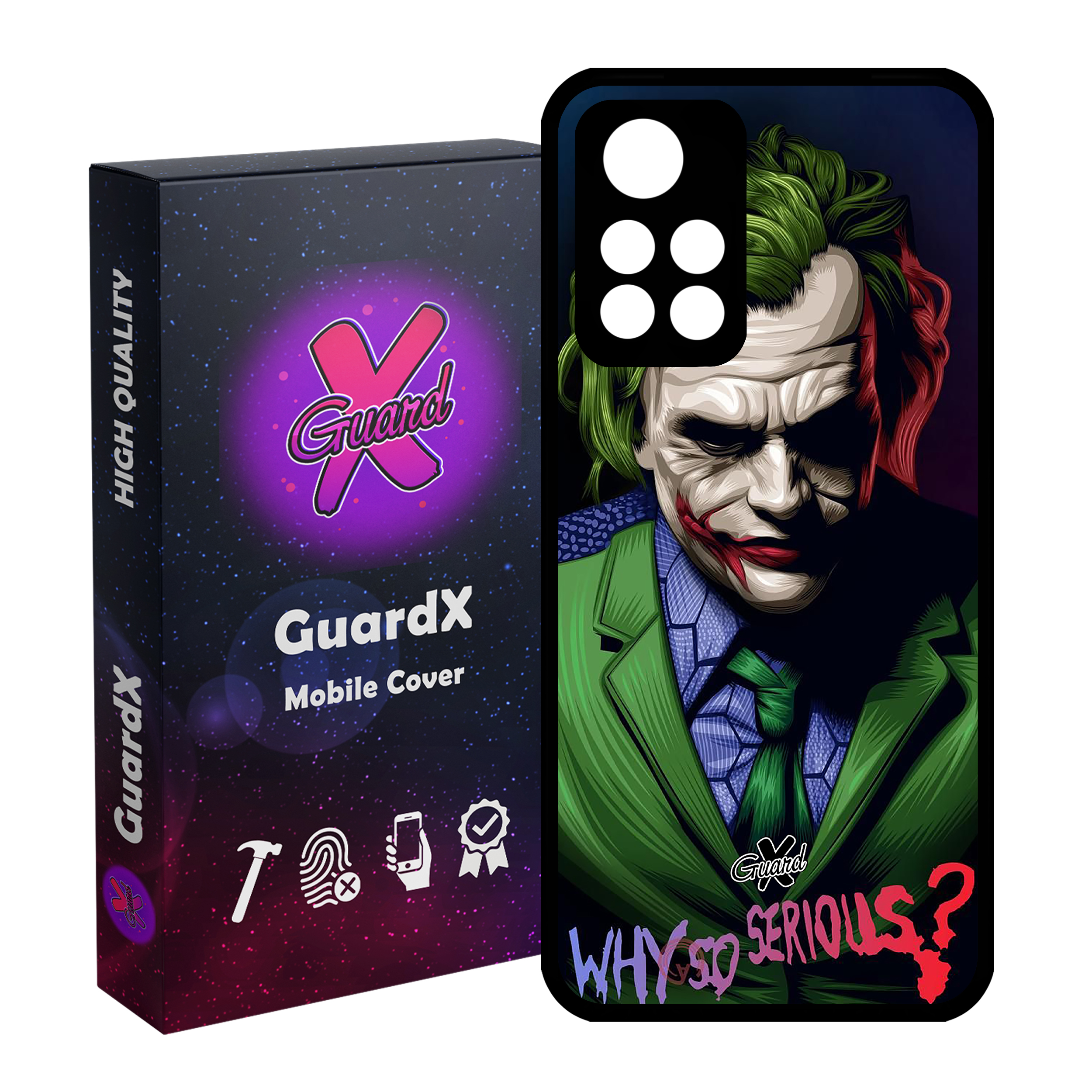 کاور گارد ایکس طرح Joker مدل Glass10187 مناسب برای گوشی موبایل شیائومی Poco M4 Pro 5G/Redmi Note 11T 5G/Redmi Note 11S 5G