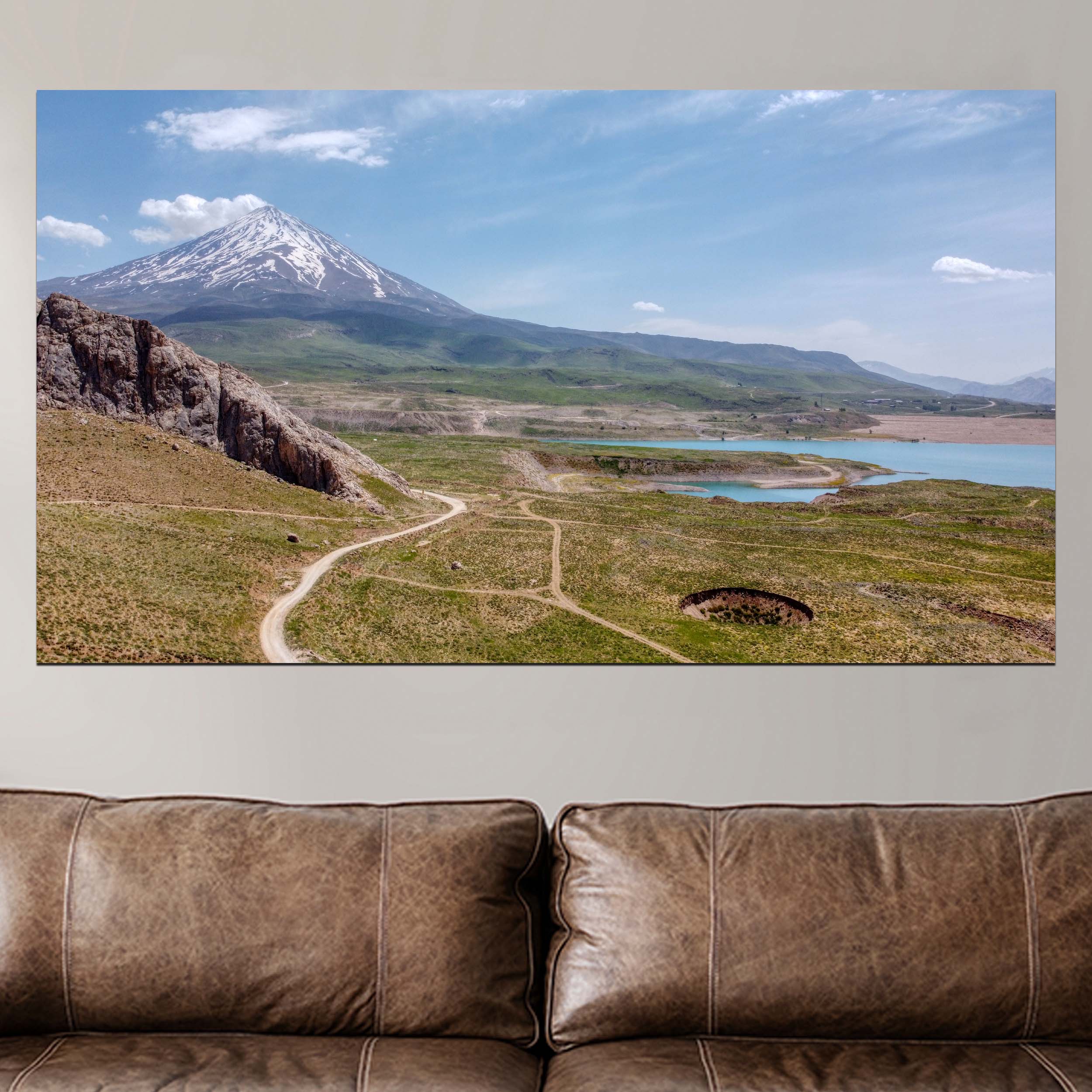 تابلو شاسی مدل دماوند و دریاچه استودیو کژال