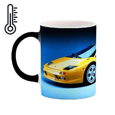 ماگ حرارتی طرح ماشین Lamborghini diablo مدل mgph15641