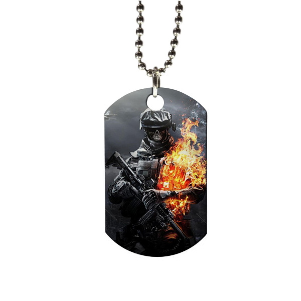 گردنبند طرح call of duty مدل pk100