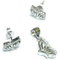  نیم ست نقره با روکش رادیوم 15