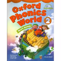 (Oxford Phonics world 2 (SB+WB+2CD آکسفورد فونیکس ورلد