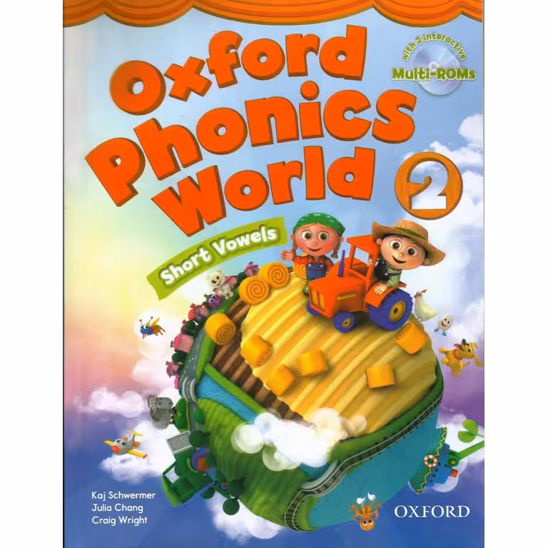 (Oxford Phonics world 2 (SB+WB+2CD آکسفورد فونیکس ورلد