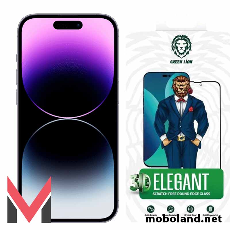 قیمت گلس تمام صفحه مدل الگانت اسکرچ فری iPhone 14 Pro Max Elegant Scratch free - موبولند