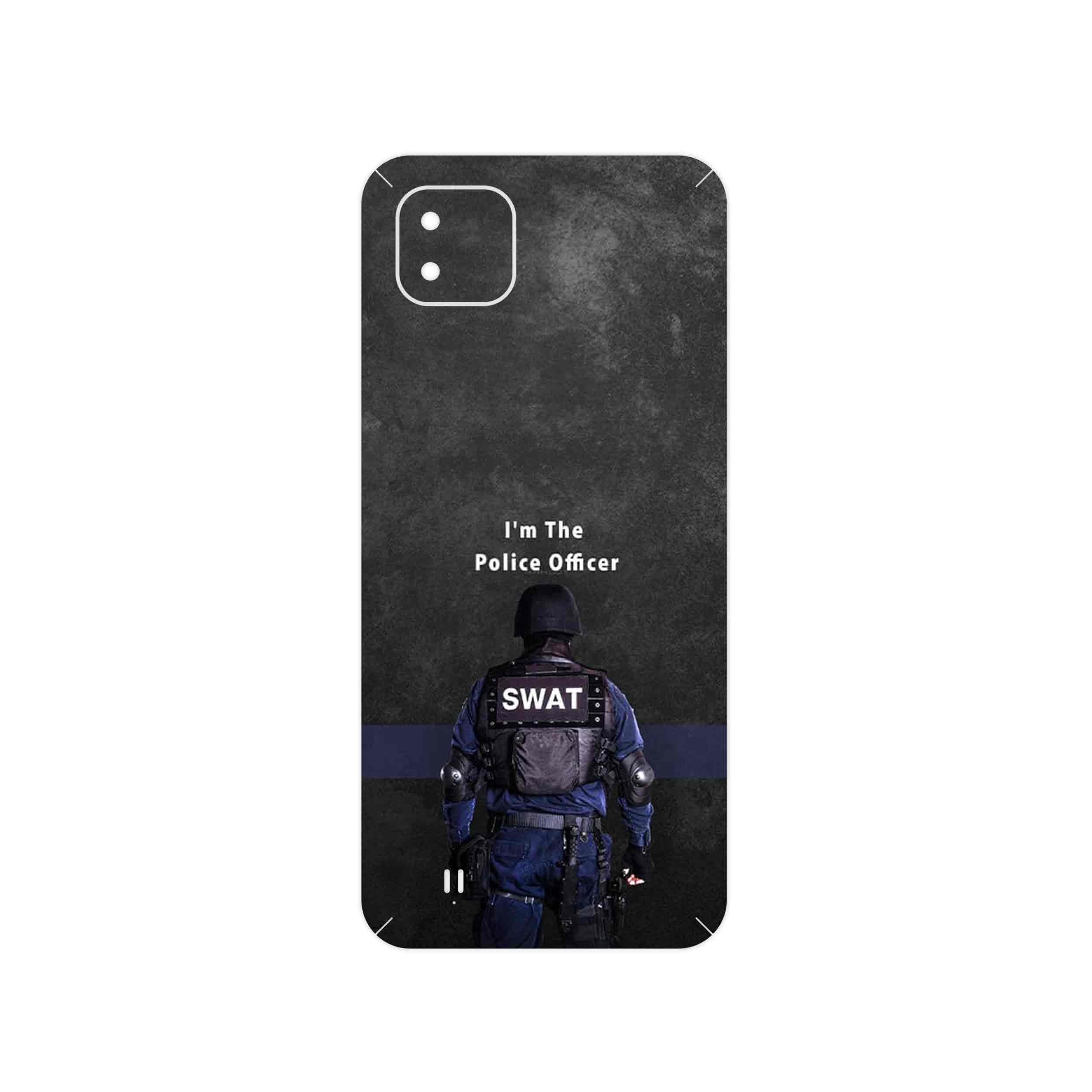 برچسب پوششی ماهوت مدل Police Officer مناسب برای گوشی موبایل ریلمی C11 2021