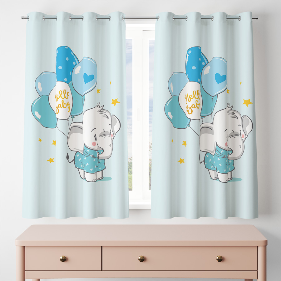 پرده مدل مخمل پانچی کد 8411 سایز 200x140 سانتی متر 