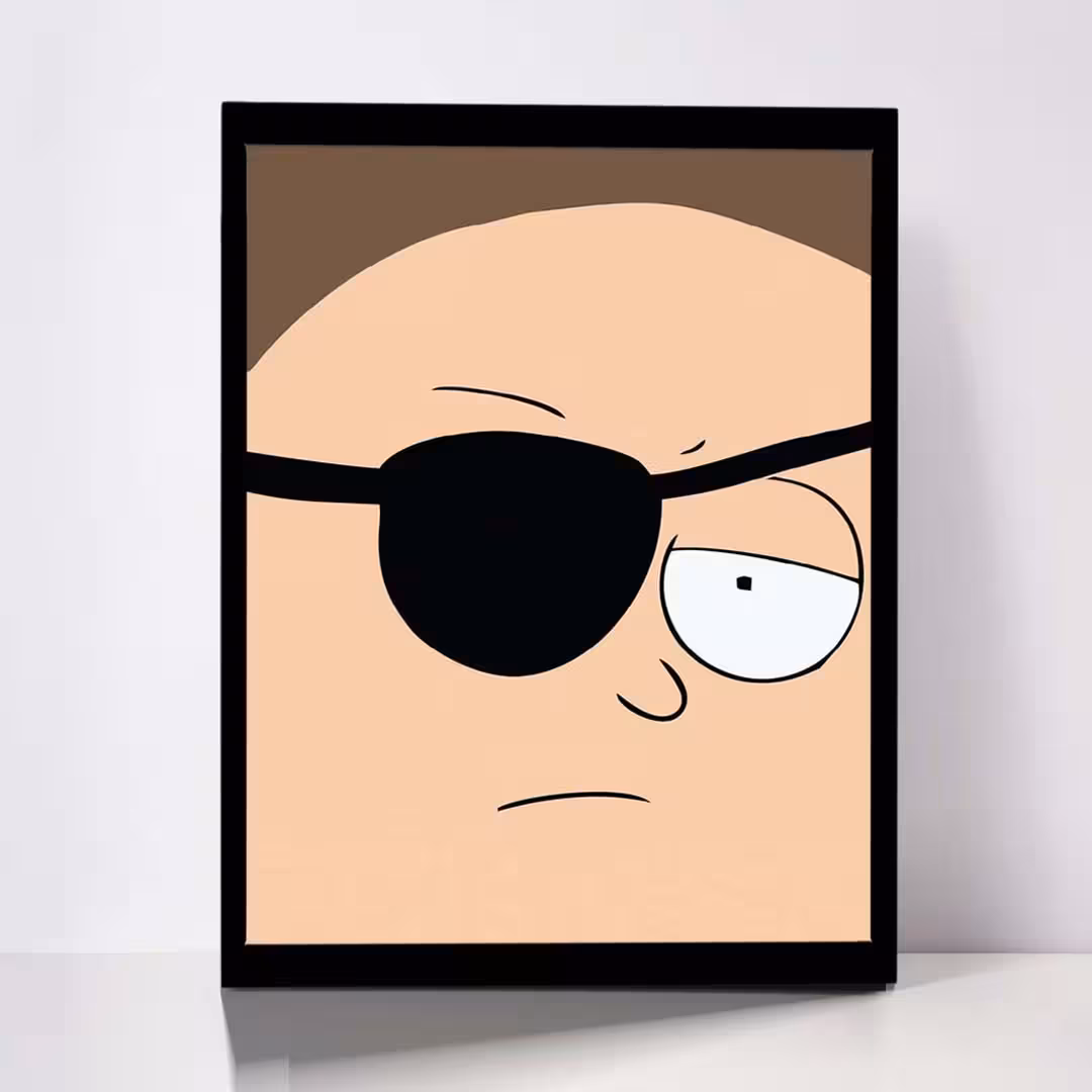 تابلو مدل Rick &amp; Morty کد F-1033